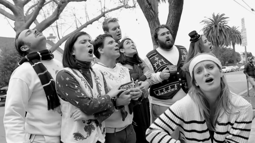 christmas carolers